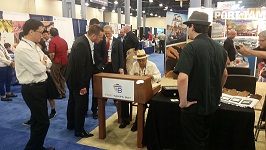 Cigar table at a convention